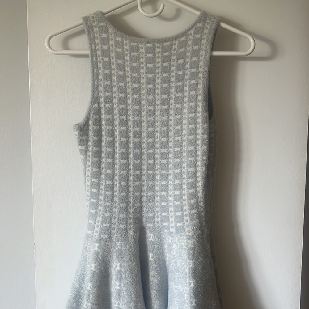Light blue ASOS size 0 fuzzy mini dress - Picture 6 of 6